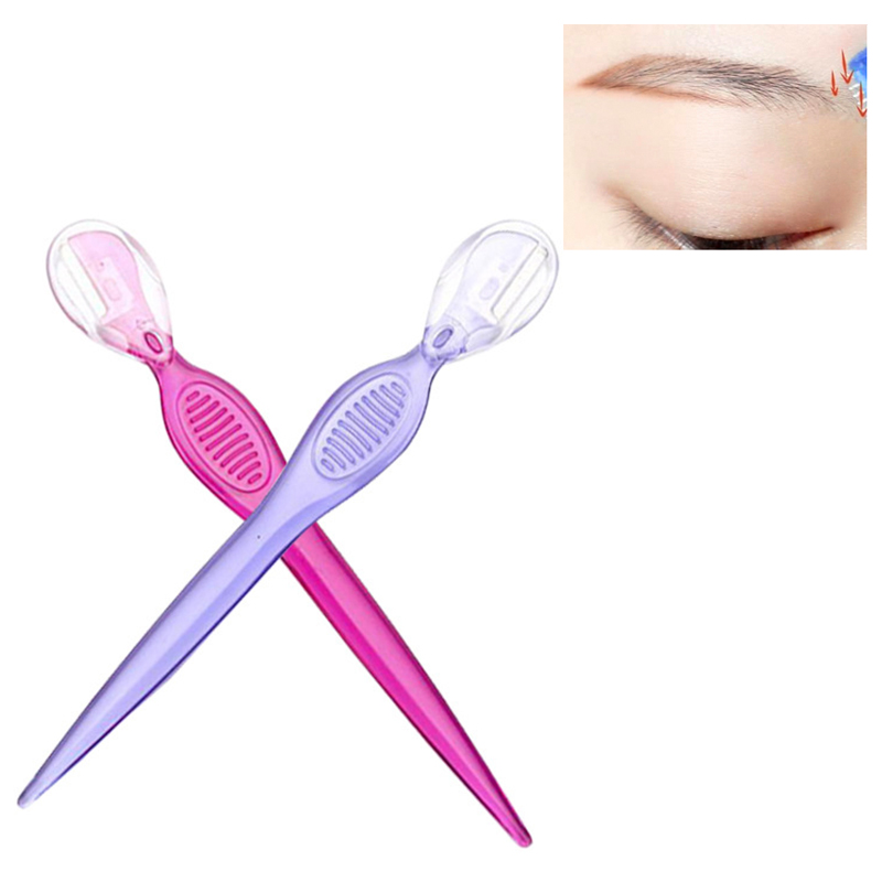 4Pcs Facial Hair Remover Eyebrow Trimmer Women Eye Brow Shaping Blades Shaver Brow Knife Hair Remover Tool