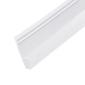 uxcell 1Pcs Frameless Glass Shower Door Sweep Bottom Side Seal Strip h-Type w 10-20mm Drip Rail - 6-12mm Glass x 2m Length