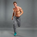 BARBOK Running Pants Stripe Men Professional Sports Leggings Gym Fitness Yoga Pants Zipper Leg Soccer Football Training Pants