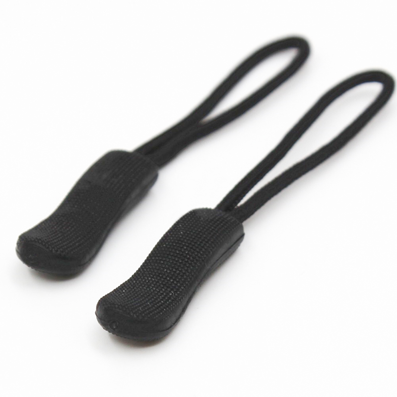 Zipper Pulls Slider Zipper Head Ring Zipper Pull Plastic Apparel Sewing Accessories 20/100 pcs Pack Clothes Bag Repair with Cord