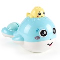 Baby Cartoon Floating Whale Bath Toy Water Spraying Tool Bathroom Shower Toys For Children Hammer Rattles Funny Bathing Games
