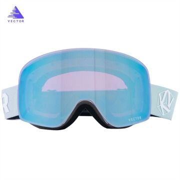 OTG Ski Goggles Snowboard Mask For Men Women Skiing Eyewear Cylindrical UV400 Snow Protection Over Glasses For Adult Small Face