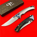 CH CH Original EMPEROR Outdoor Folding Knife S35VN Steel Titanium Alloy Handle Camping Fishing Tool for Survival