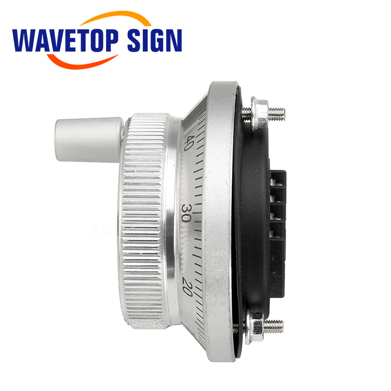 CNC Pulser Handwheel 5V 6Pin Pulse 100 Manual Pulse Generator Hand Wheel CNC Machine 60mm Rotary Encoder