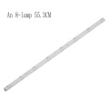 New Universal LED Lamp 8 Lamp 55.3Cm High brightness LCD TV backlight Bar Aluminum plate