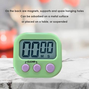 LCD Digital Timer Magnetic Kitchen Table Countdown Alarm Clock with Stand Kitchen Timer Practical Cooking Clock Kitchen Tools