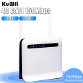 KuWFi 4G LTE Router Dual Band 750Mbps 3G/4G SIM Card Router Unlocked 4G FDD/TDD With RJ45 Lan Port Support 32 Wifi Users