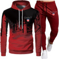 Men's casual sportswear 2-piece Hooded Sweatshirt spring men's Pullover Hoodie Pants Set ROPA Hombre plus