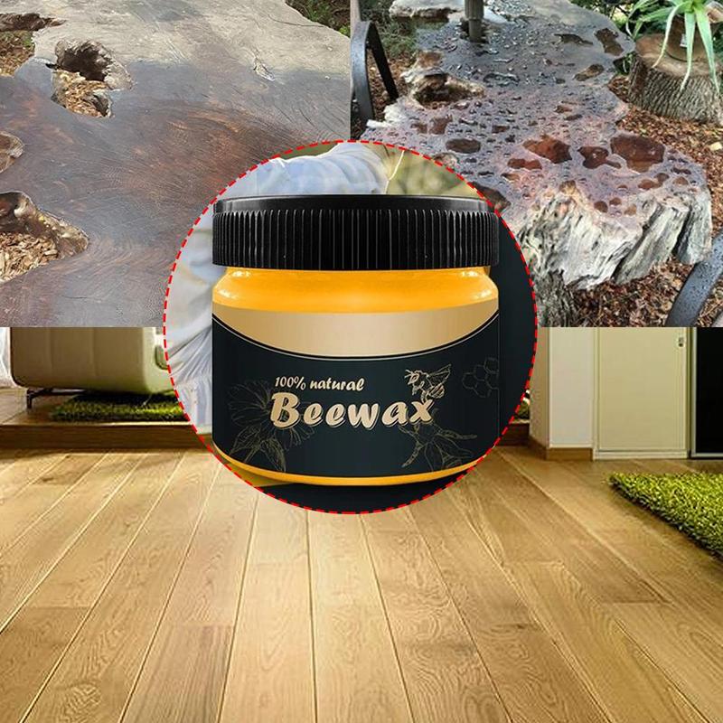 1 set 100% New Organic Natural Pure Wax Wood Seasoning Beewax Complete Solution Furniture Care Beeswax Cleaning Polishing