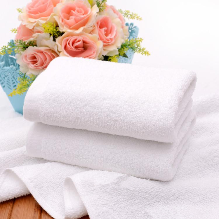 5pcs/lot Good Quality Cheap Face Towel Small Towel Hand Towels Kitchen Towel Hotel White Cotton Towel