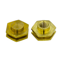 Brass pressure knurled rivet nut