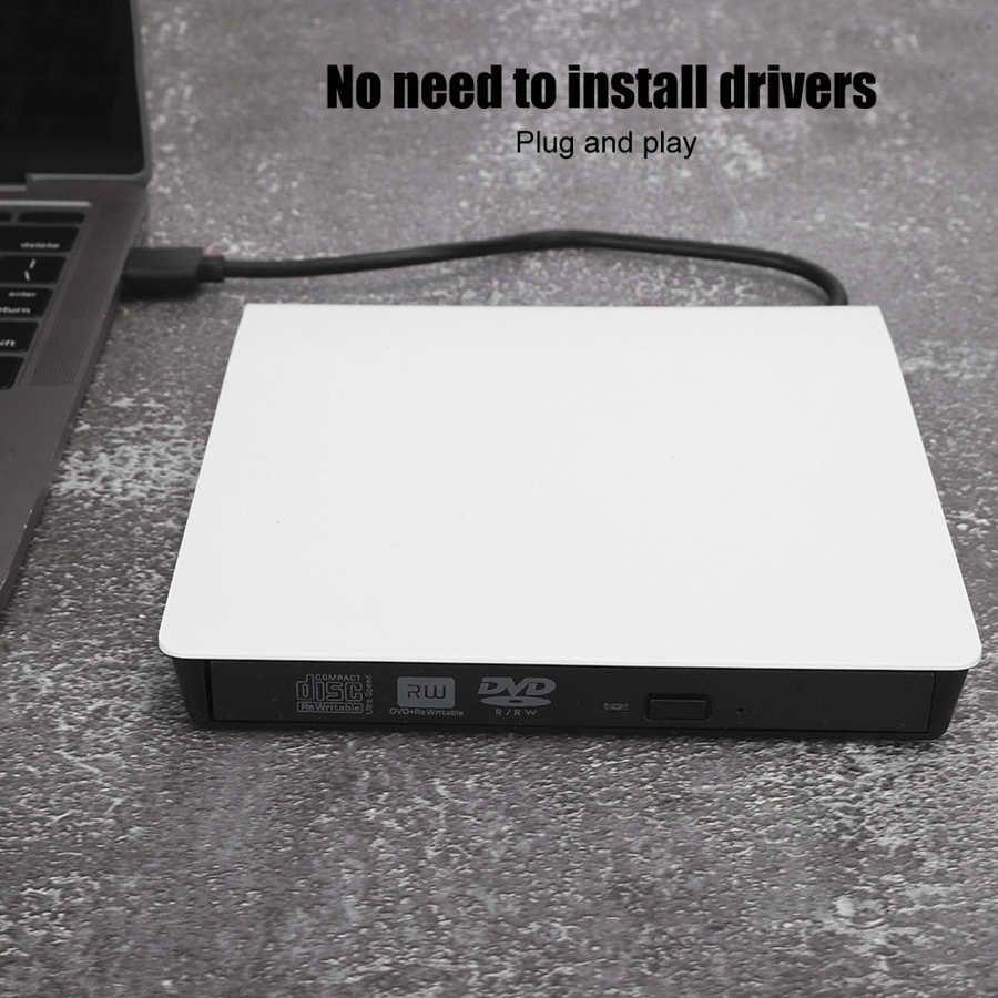 USB3.0 Writer DVD Recorder External Optical Drive 8-Speed D9 Burning Computer Accessory