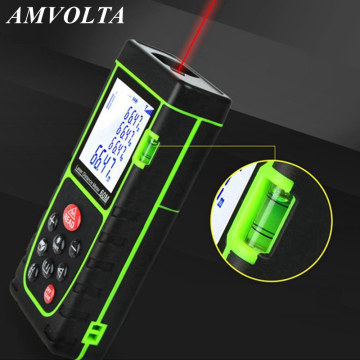 AMVOLTA Laser Rangefinder 100m 80m 60m 40m Laser Distance Meter Digital Trena Laser Tape Range Finder Build Measure Device Ruler