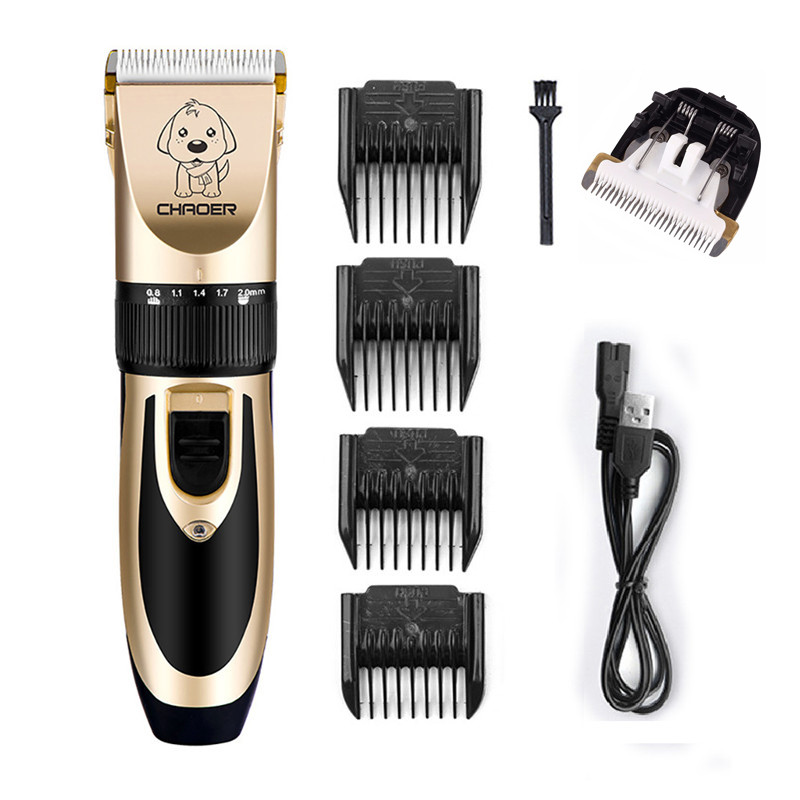 Rechargeable Low-noise Cat Dog Hair Trimmer Electrical Pet Hair Clipper Remover Cutter Grooming Pet Haircut Machine Dropshipping