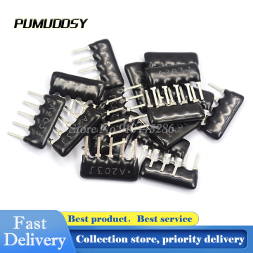 50PCS DIP exclusion 10K ohm 5 PINS A103J 10KR Network Resistor array A05-103J 5pin