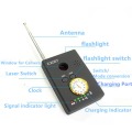 CX007 RF GSM Device Detection Multi-function Signal Camera Phone GPS WiFi Bug Detector Finder With Alarm Person Security