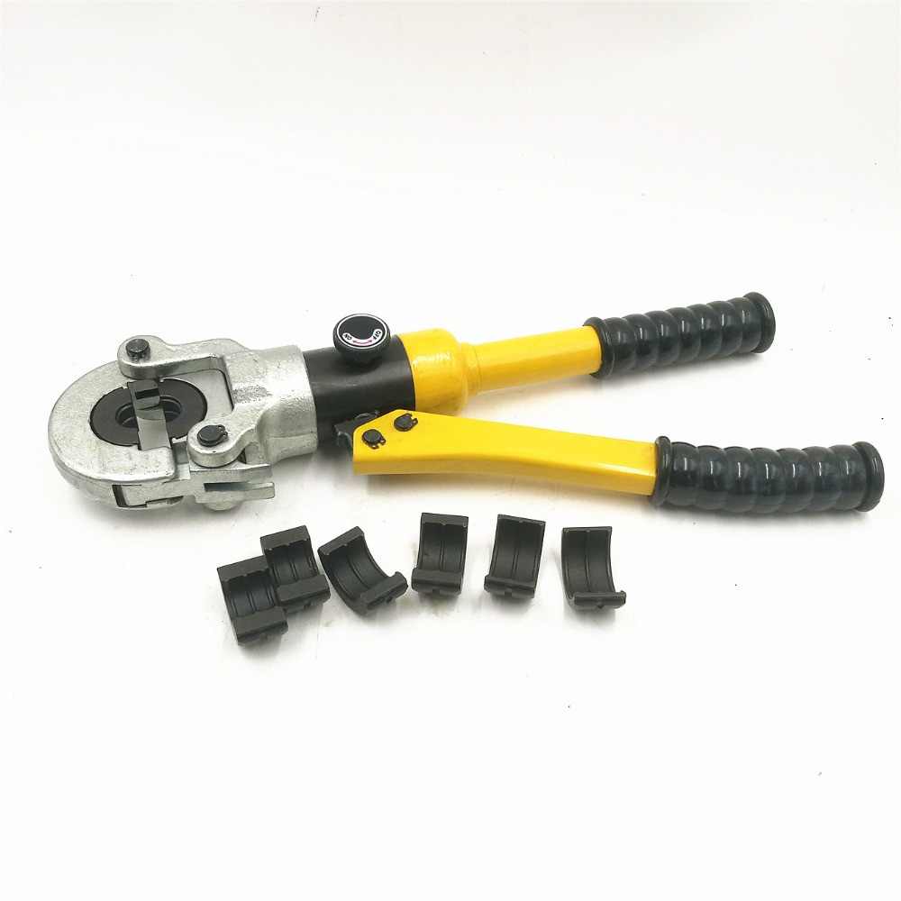 Hydraulic Pex Pipe Aluminum Plastic Pipe Tube Crimping Tool CW-1632 Floor Heating Pipe Plumbing Pipe Pressure Pipe Clamp 10T