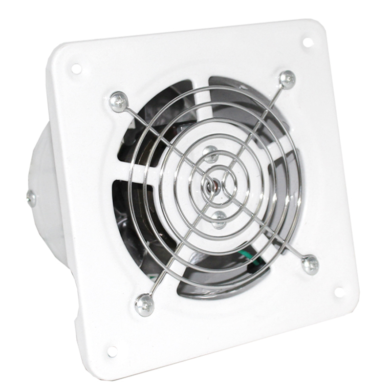 100MM exhaust fan, 4 inch dust blower used for kitchen toilet wall, mute axial flow fan square shape in ventilation