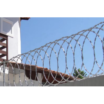 Galvanized Security Fencing Barbed Wire / razor Wire