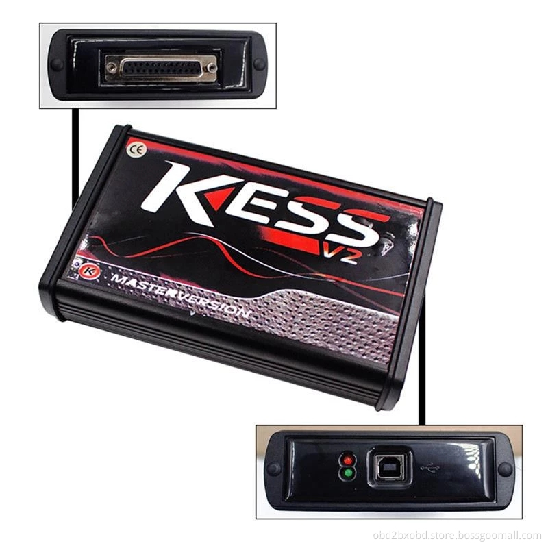 Kess V2 V5.017 EU Version SW V2.7 with Red PCB Online Version Support 140 Protocol No Token Limited