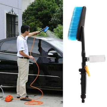 Universal Retractable Long Handle Car Wash Brush Water Tool Brushes Auto Foam Tire Washer Care Clean Maintenance Flow Clean I6W7
