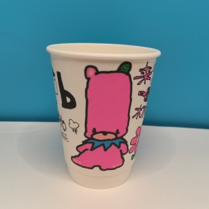 Thermal Insulated 10oz Paper Coffee Cups with Lids
