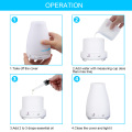 Ultrasonic Humidifier Aromatherapy Oil Diffuser Cool Mist With Color LED Lights essential oil diffuser Waterless Auto Shut-off