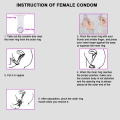 Beilile 2PCs Female Condoms Penis Sleeve for Men Ultra-thin Vagina Free Sex Sensation Plug-in Condom for Women Intimate Goods
