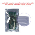 50pcs Antistatic Aluminum Storage Bag Ziplock Bags Resealable Anti Static Pouch For Electronic Accessories Package Bags