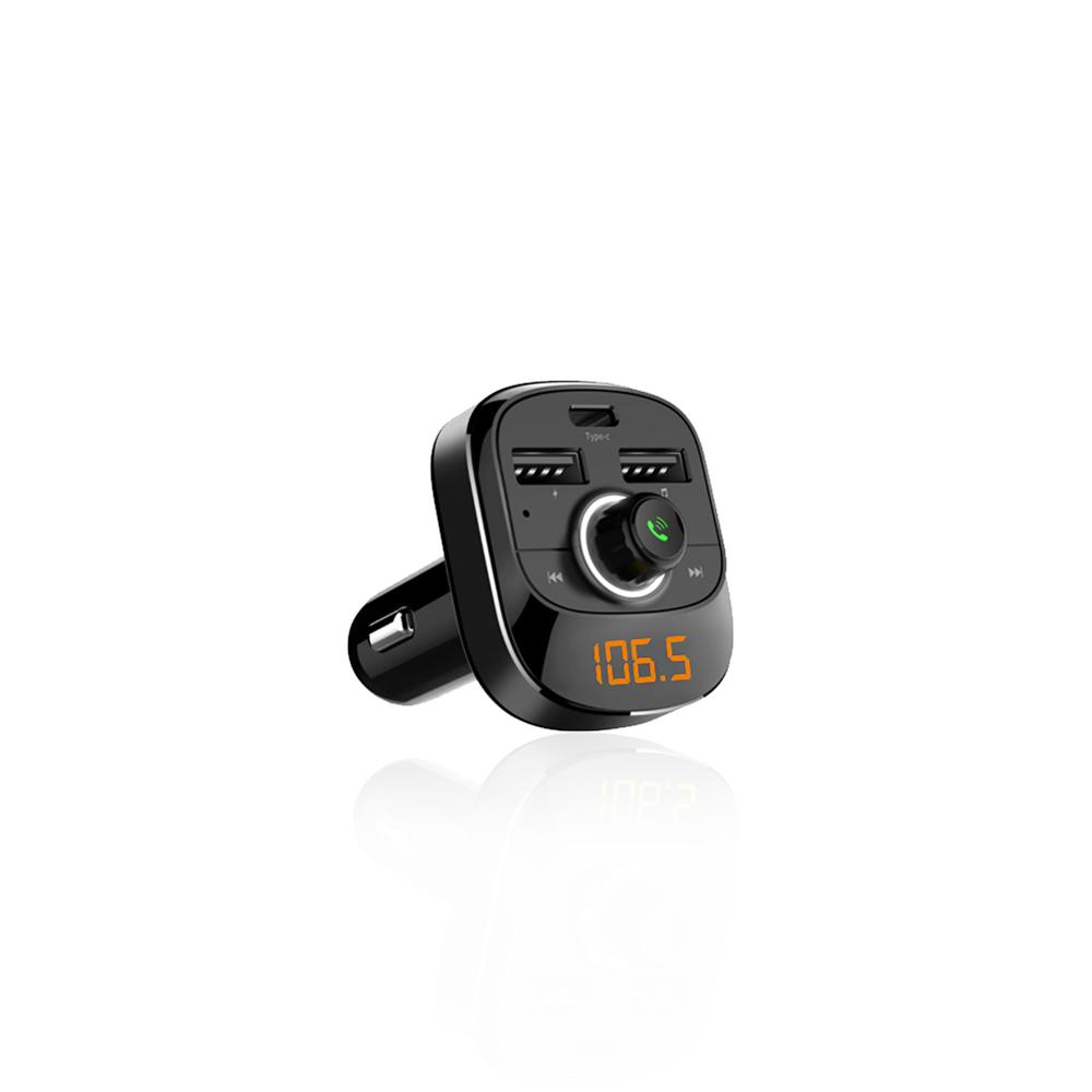 Car MP3 Player Bluetooth FM Transmitter Hands-free Car Kit Audio MP3 Modulator 1.1 Inch Display 3.1A USB Car Charger