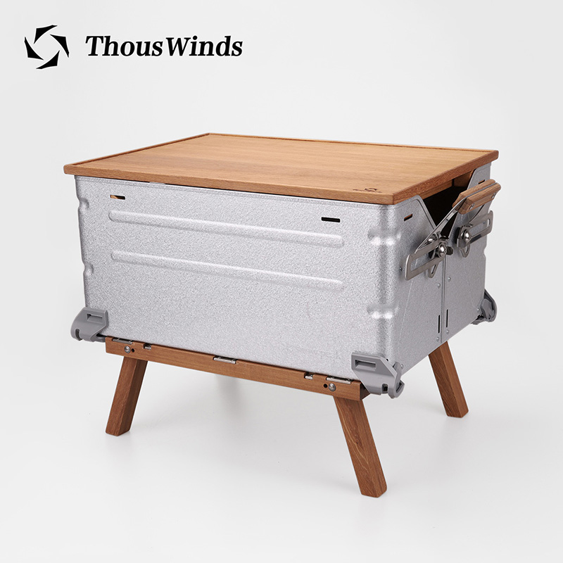 Thous Winds Snow Peak UG-025G UG-055G storage box DIY telescopic solid wood board storage box dedicated cover box feet