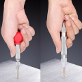 2pcs Automatic Center Pin Punch Woodworking Strikes Surface Hammer Spring Loaded Window Breaker Marking Holes Chisel