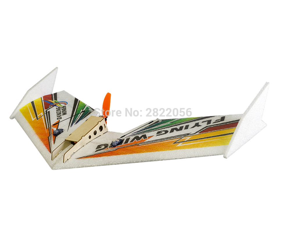 Free shipping RC Plane EPP fixed-wing electric DW HOBBY Mini Rainbow EPP 600mm Wingspan FPV Flying Wing RC Airplane Kit