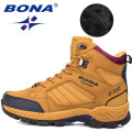 BONA New Classics Style Men boot Ankle Rubber Shoes Outdoor Shoes Multi-Fundtion Climbing Sneakers Casual Shoes