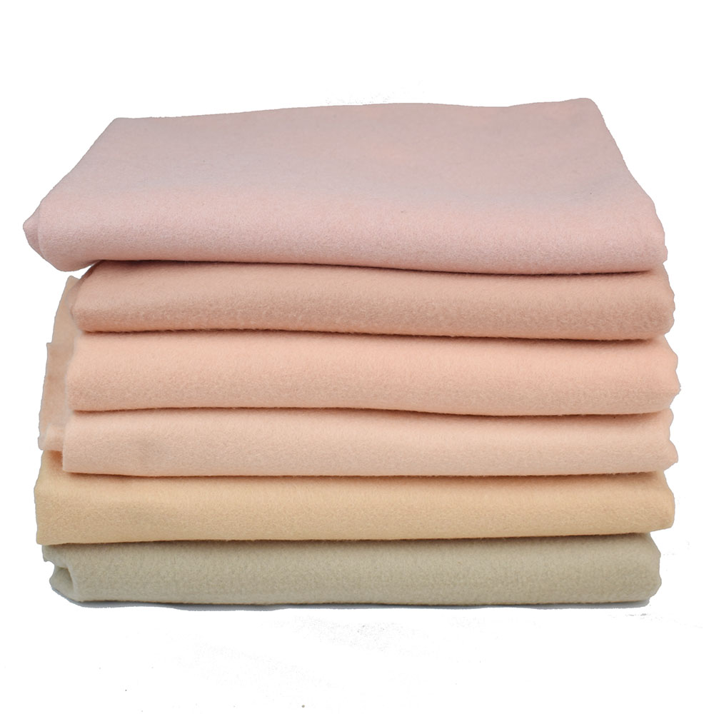 90X91CM 1.4MM Thickness skin pink Soft Felt Fabric Non-Woven Needle vilt handmade Cloth Doll Face manualidades diy feutrine