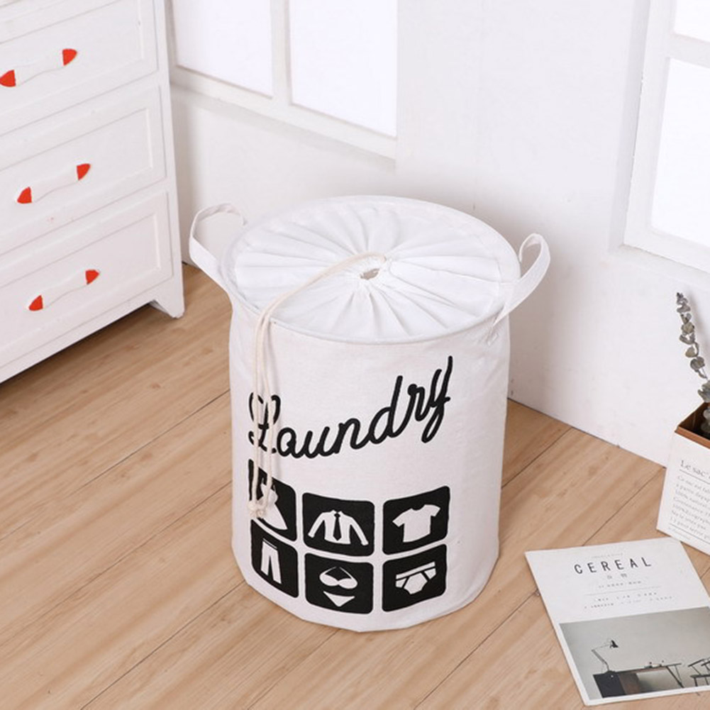 Foldable Fabric Laundry Basket Bathroom Organizer Dirty Clothing Sorting Wash Storage Box Collapsible Storage Basket