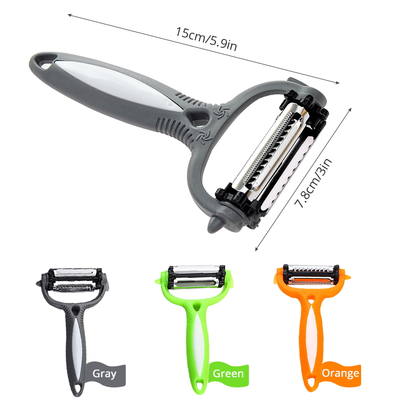 Potato Peeler Multifunctional 360 Degree Rotary Vegetable Peeler Cutter Melon Planer Grater Kitchen Gadget Kitchen Accessories