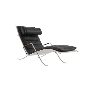Classic Leather FK87 Grasshopper Chaise Lounge