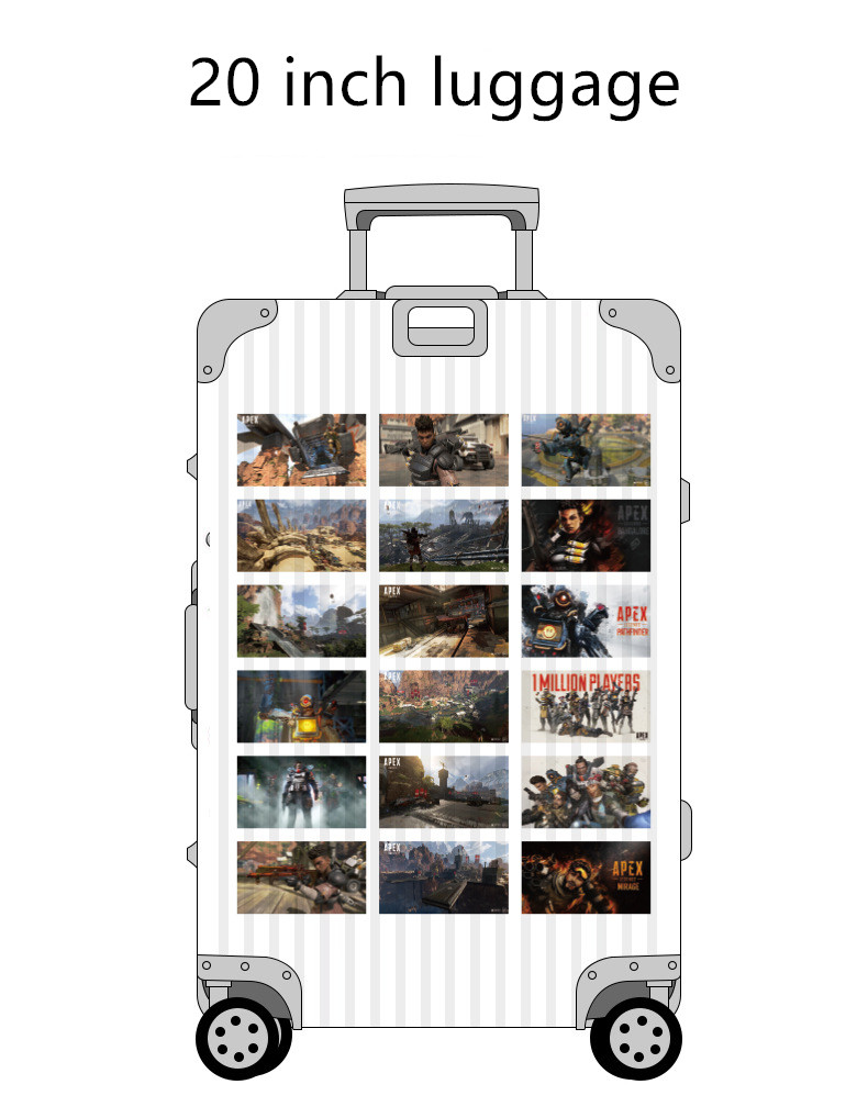 80 PCS/LOT Apex legends Stickers Toy Waterproof Oilproof computer Glass Backpack Mirage Caustic Bangalore Wraith Luggage Sticker
