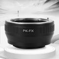 New Metal Lens Mount Adapter Ring for Pentax PK Lens to for Fujifilm FX X-Pro1 X-E1 Camera Mount Adapter Ring