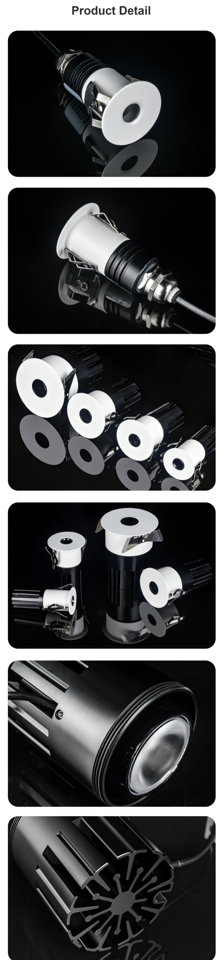 Mini recesed led downlight