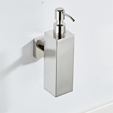 304 Stainless Steel Soap Dispenser Wall Mount Manual Liquid Soap Dispenser Shampoo Dispenser for Kitchen and Bathroom