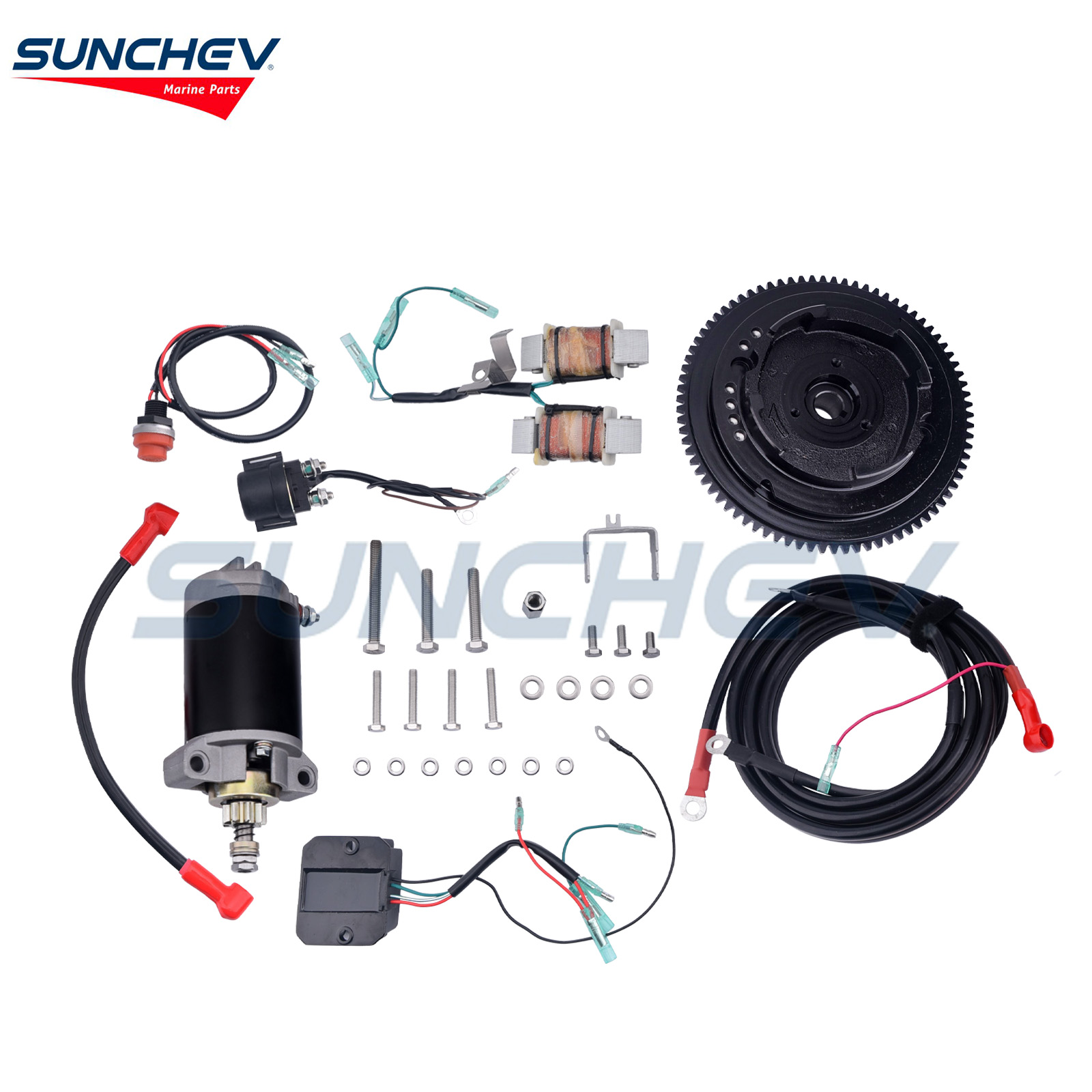 Electric Starter Kit For Yamaha 15hp（4 Stroke）-5