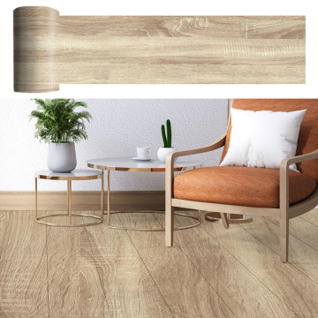 1 Roll PVC Wood Grain Floor Stciker Decal Home Decoration 20*300cm Waterproof Sticker Plastic Anti-skid Floor Sticker