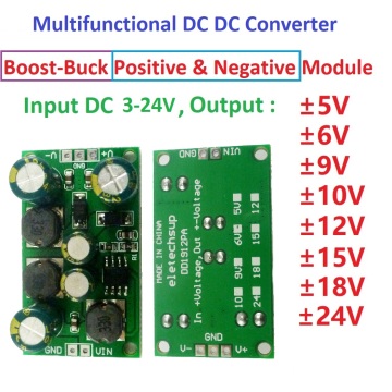 5pcs 8W DD1912PA Dual Voltage Boost-Buck Step up-down DC DC Converter