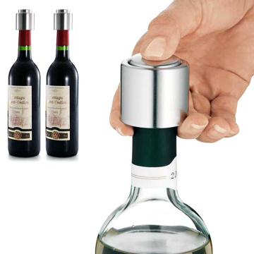 Stainless Steel Vacuum Sealed Wine Bottle Stopper Preserver Pump Sealer Bar Stopper Keep Your Best W