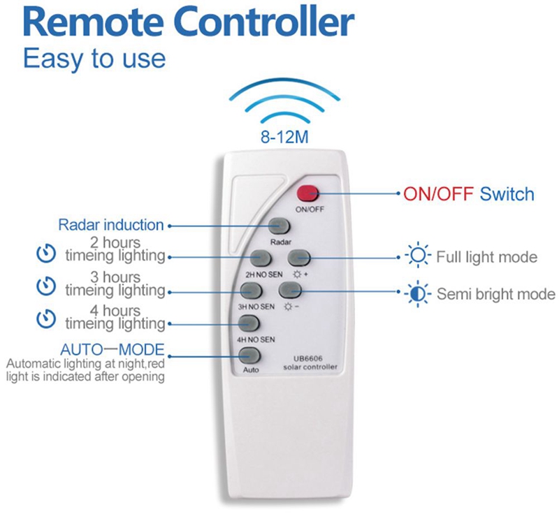 Solar Light Remote Control