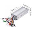 36V/48V 1000W Dual Mode Brushless Electric Bike Bicycle Controller with Aluminum Cover Electric Bicycle Scooter Accessories