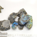 1pcs Raw Gemstone Ornament Colorful Natural Moonstone Labradorite Stone Specimen Ornamental Stone Teaching Ore
