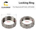 Cloudray Raytools Fasten Ring For Fiber Laser Cutting Head BT240 BT240S Nozzle Connection Part for Fiber Metal Cutting Machine